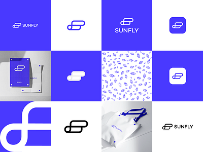 SUNFLY LOGO CONCEPT brand branding design f mark graphic design illustration logo logo design minimal modern s logo sunfly