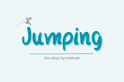 Jumping Handmade Font>>https://creativemarket.com/Ruddean2109 craft font cute font design display font font graphic design handmade font handwriting simple font typography