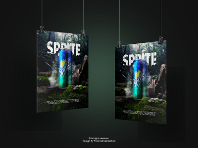 Poster Design | Sprite Drink branding graphic design poster design