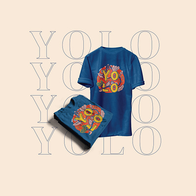 Yolo's T-Shirt adobeillustator artwork graphic design illustration