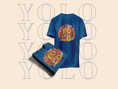 Yolo's T-Shirt adobeillustator artwork graphic design illustration