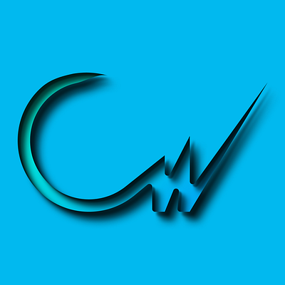 Simple and minimalist Logo for "CW" text means "CoastWebOnline" ameghcoder branding coastwebonline design gloztik graphic design illustration logo motion graphics typography ui vector