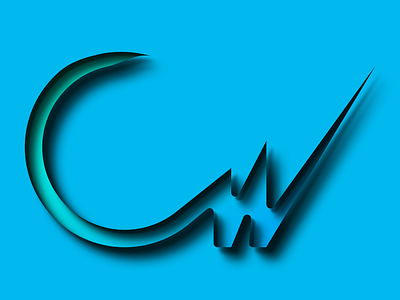 Simple and minimalist Logo for "CW" text means "CoastWebOnline" ameghcoder branding coastwebonline design gloztik graphic design illustration logo motion graphics typography ui vector