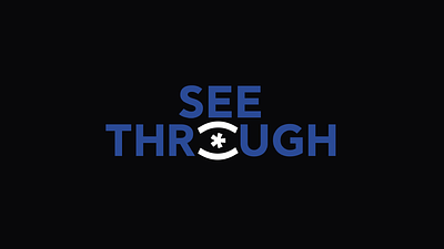 SeeThrough brand branding eye eyes logo logotype see seethrough