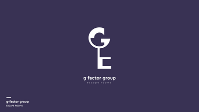g-factor group | escape rooms brand branding escape escape room illustration key llogo logotype