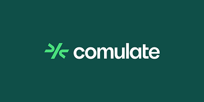 Comulate Rebrand automation brand identity finance logo design rebrand visual identity