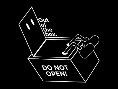 Out of the Box design graphic design illustration