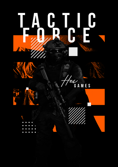 Tactic Force Poster Çalışması design graphic design illustration poster
