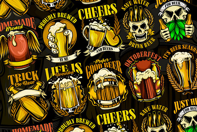 Beer Alcoholic Drink Illustration beer alcoholic bottle