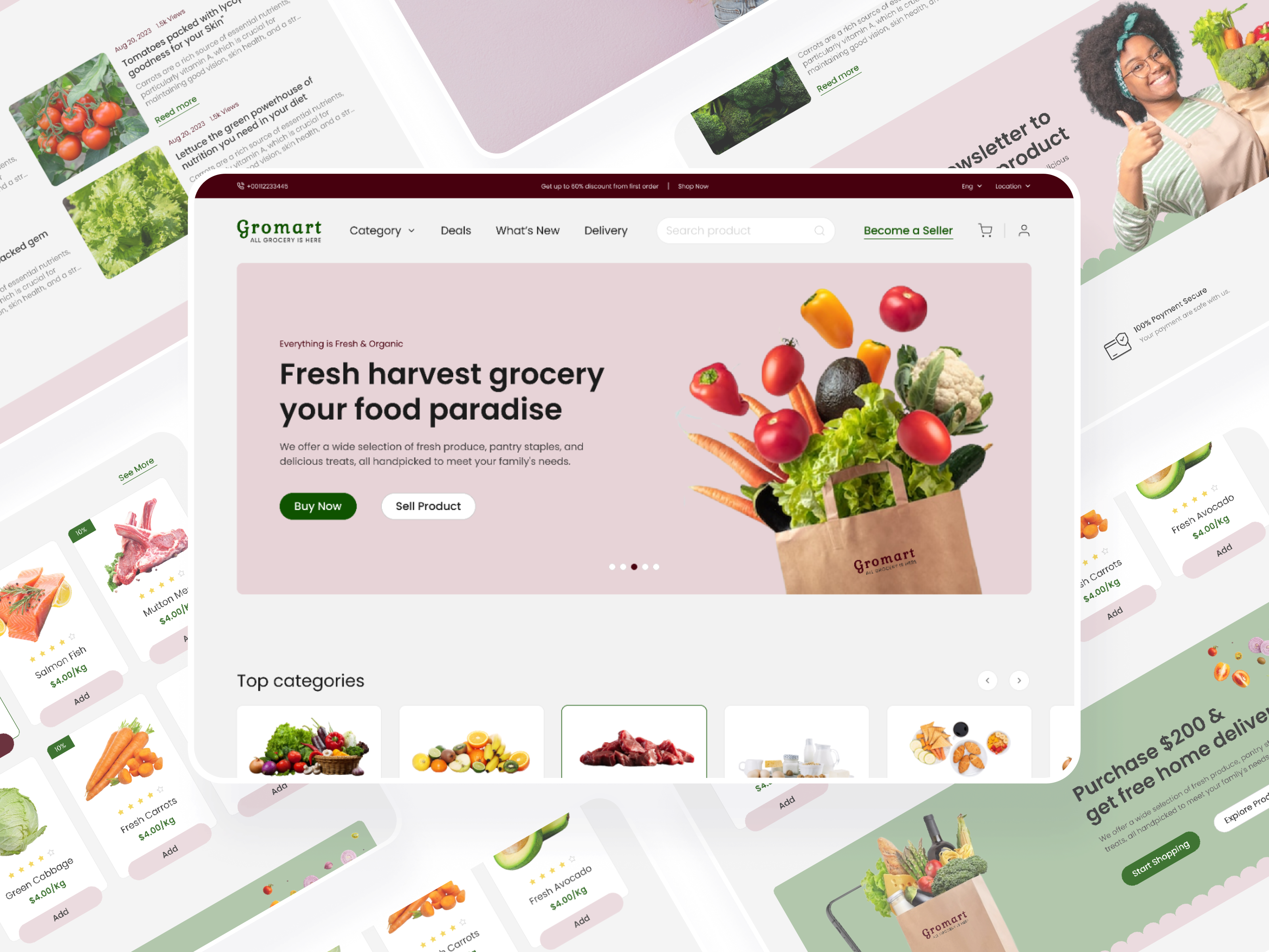 Example of Stunning Website UI Design+Development