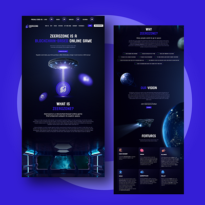 ZEEROZONE LANDING PAGE DESIGN figma graphic design logo ui