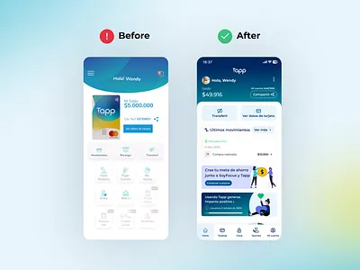 Redesign App finance & Bank app banking branding design design interface finance graphic design minimal product design ui
