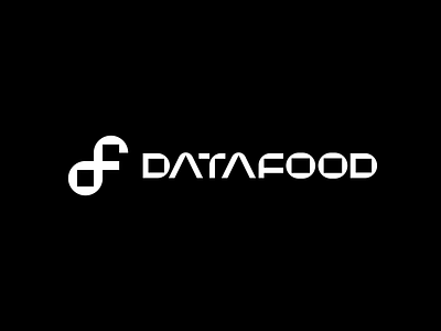 Datafood b brand branding d data delivery design development font food identity illustration it letter logo logotype monogram services software specializing