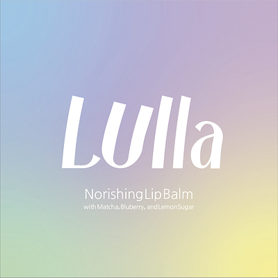 Lulla Lip Balm branding graphic design logo packaging