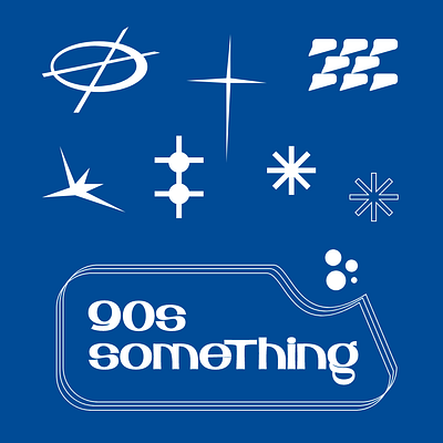 90s something 90s banner branding design logo social media