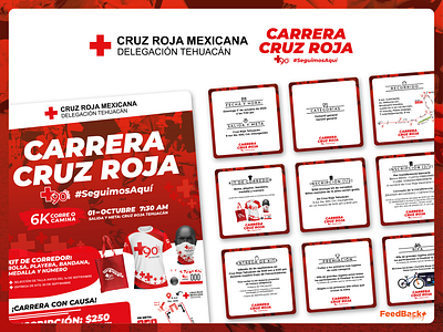 Carrera Cruz Roja | Branding athletic branding carrera cruz roja design diseño event publication red cross run sport web design