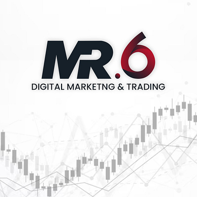 Logo Design MR.6 3d branding digital marketing graphic design logo motion graphics mr 6 mr.6 trading