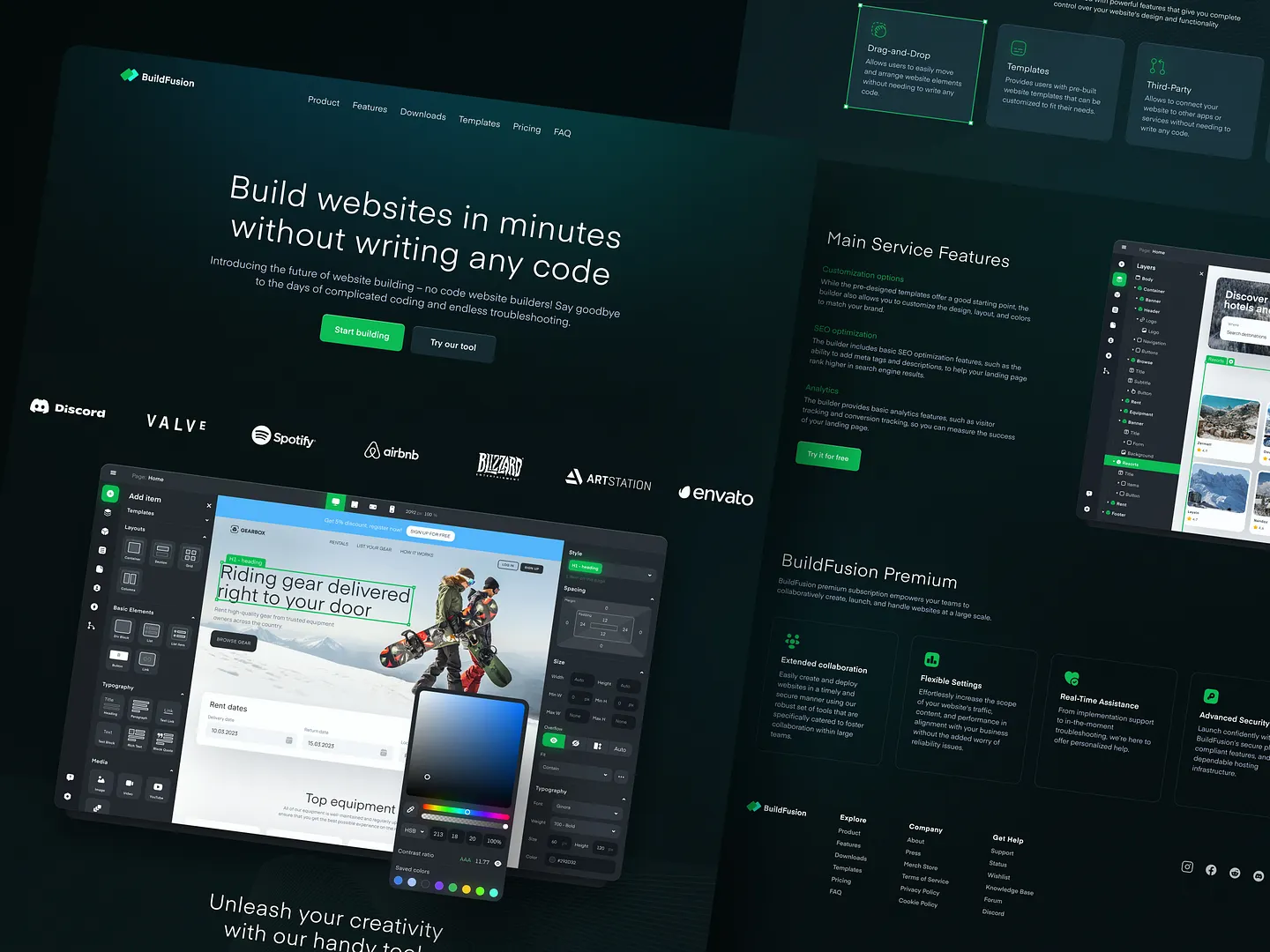 Create Stunning Apps with Our No Code Development Website Builder