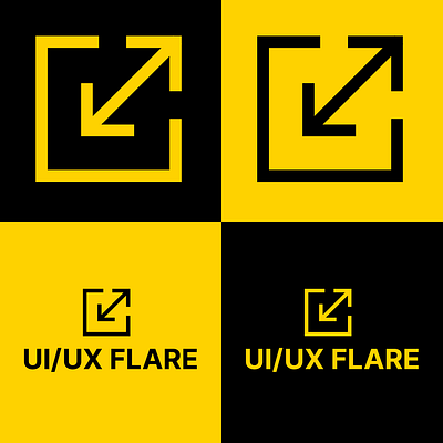 UI/UX Flare LOGO animation branding design figma graphic design logo ui ux vector