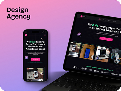 Responsive Web Design branding design hero section ui ui design uiux web application web design