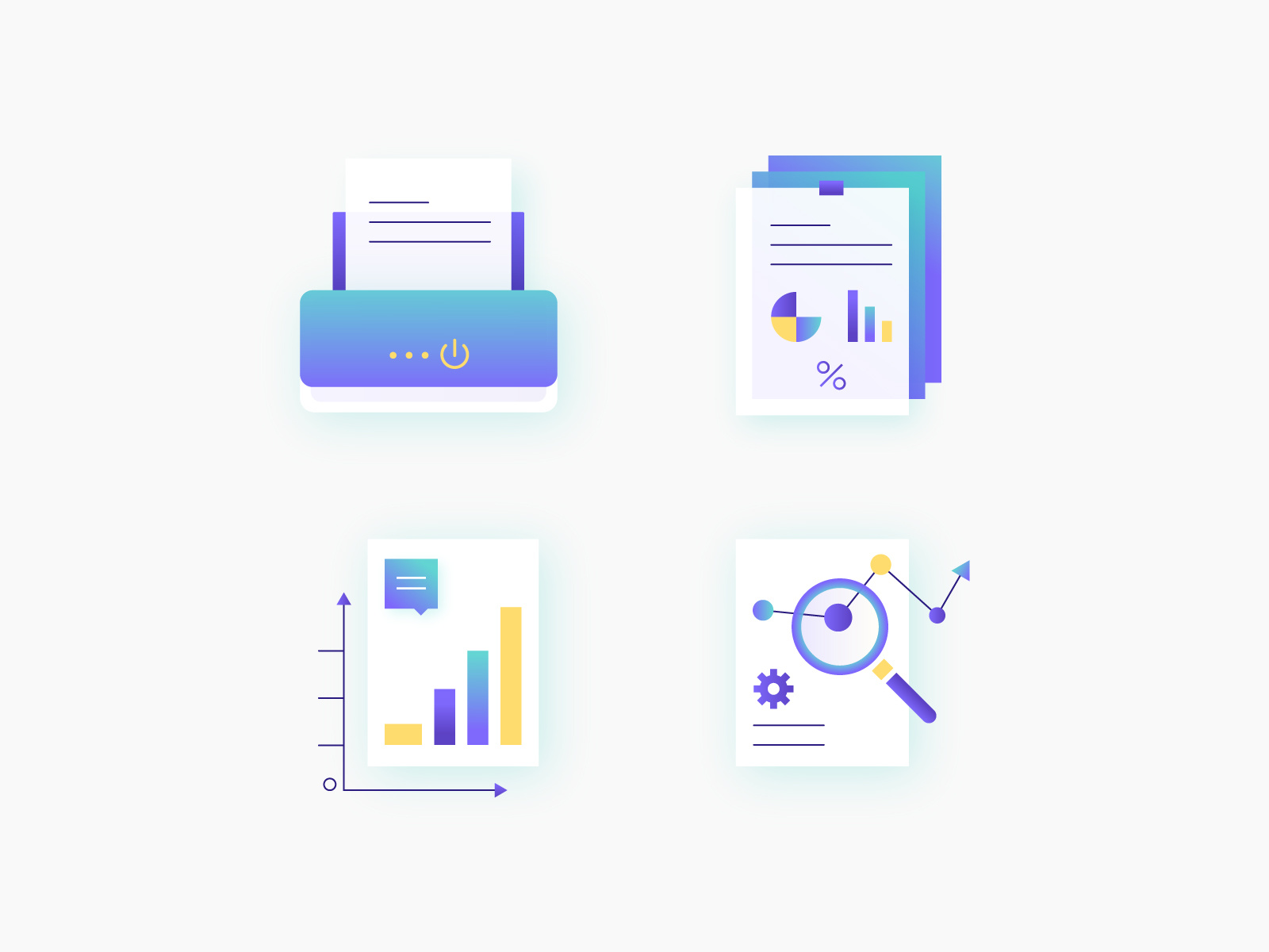 Data analysis colour icons -/jpg,png/ for download analysis app data diagram element icon icons isolated lines pack performance vector web