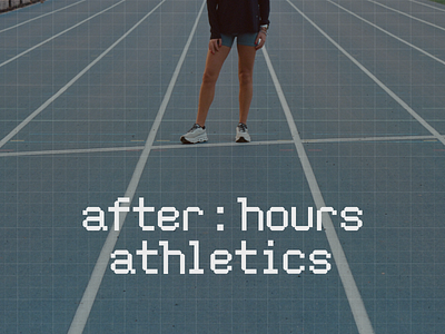 After Hours Athletics branding brooklyn typography