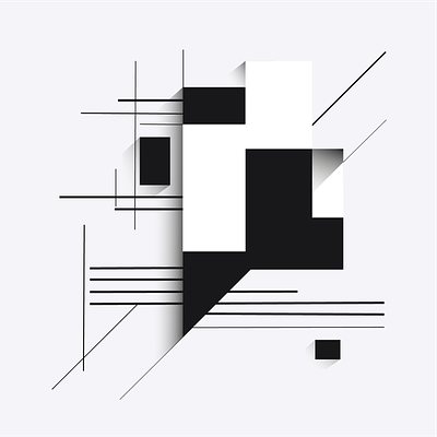 Abstract Wallpaper 2d abstract abstraction art black black and white design graphic graphic design illustration illustrator vector design white