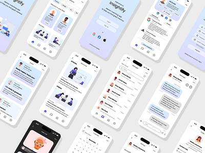 Mobile UX/UI for new grads calendar case study dashboard design figma graphic design mentor app mentors messages mobile screens persona screens ui uxui video calls wireframes