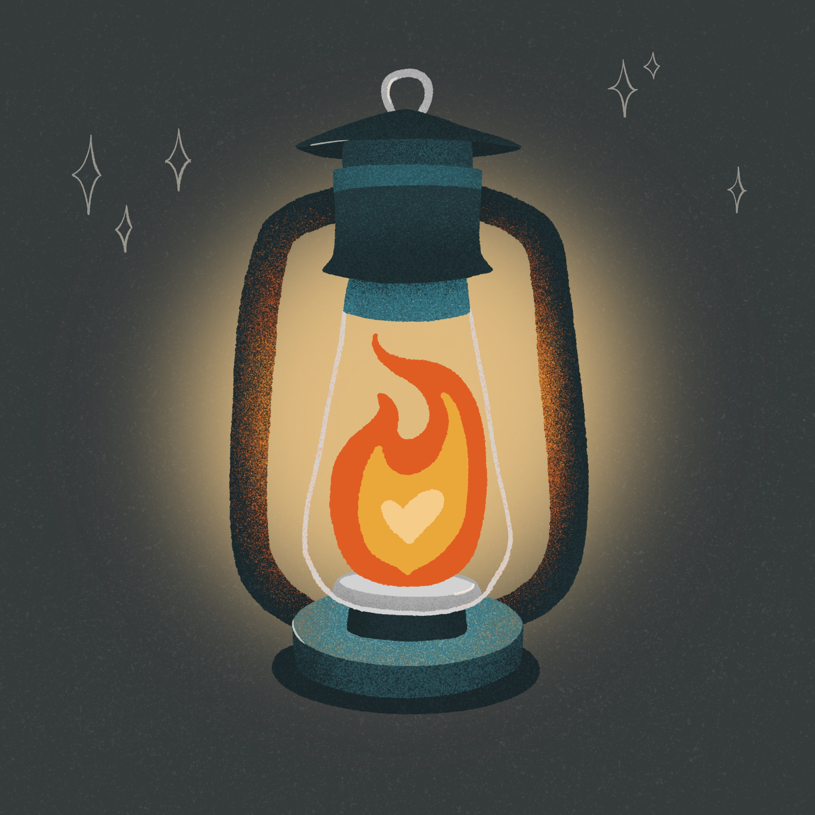 lantern digital art illustration procreate