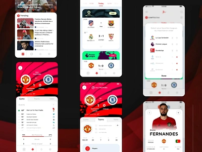 Sports App app design graphic design layout design ui uiux