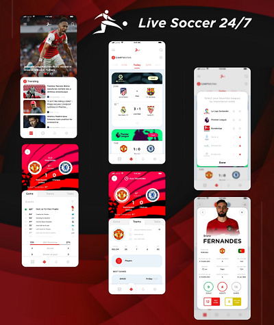 Sports App app design graphic design layout design ui uiux