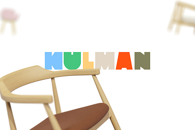 Kulman furniture 3d animation bold brand brand identity branding colors furniture graphic design icon icons logo logotype