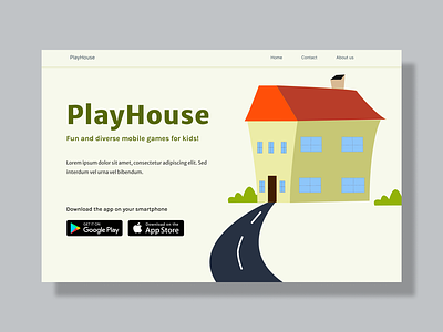 App Download page app apple dailyui dailyui074 dailyui74 design download form house image modal page play play store screen typography ui ux website
