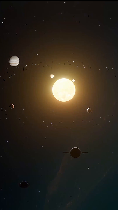 Solar System 3d 4d 4d cinema animation cinema4d design galaxy solar system space