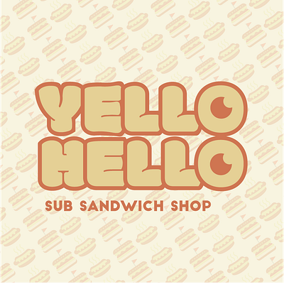 Yello Hello (fictitious brand) branding design graphic design ilustrator logo typography vector