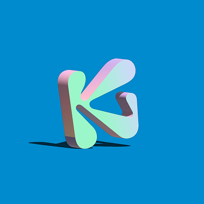 KaleandFlax 3d 3dlettering graphic design lettering