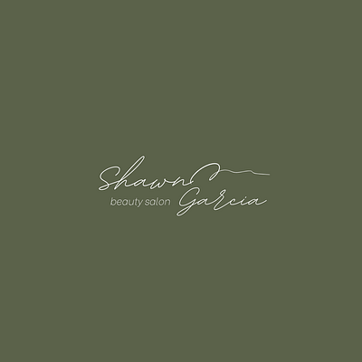 Beauty Salon Logo beauty salon feminine green logo logo salon salon simple