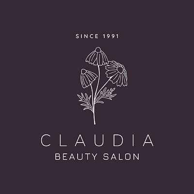 Beauty Salon Logo beautiful beauty feminine flower logo salon simple