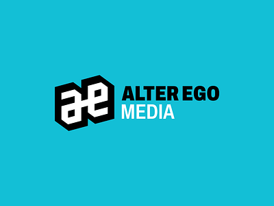 Alter Ego alter ego branding entertainment logo media monogram monograma music musica