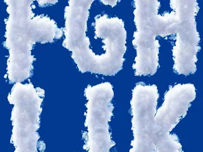 Cloud alphanumeric png transparent picture letter number