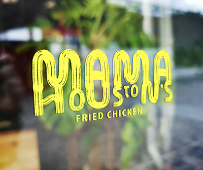 Mama Houston's Fried Chicken branding design graphic design logo logo design typography vector