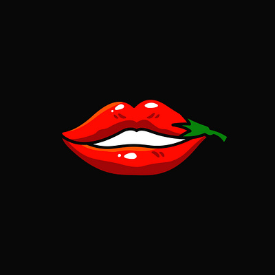 Spicy Mouth Logo branding chili design fruit graphic design hot hotmouth lips logo logoconcept logodesign logoforsale logoidea logoinspiration logoinspire mouth podcast spicy talk talking
