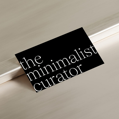 The Minimalist Curator - Creative Etsy Shop etsy shop ui