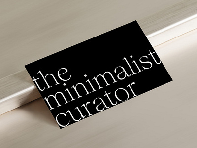 The Minimalist Curator - Creative Etsy Shop etsy shop ui