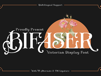 BIFASER | Victorian Font typeface