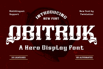 OBITRUK | Display Hero Font varsity