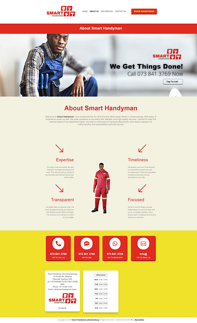 Smart Handyman Website prowebza smart handyman