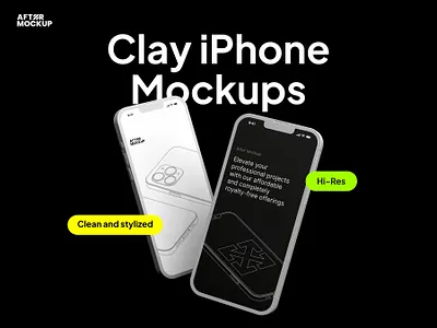 Free Clay iPhone Mockups app mockup apple device apple mockup branding device mockup free device mockup free mockup graphic design iphone mockup mockup ui