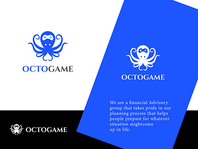 Octogame logo design. Devilfish with gaming icon logo. apps logo beach branding devilfish eight leg fish game graphic design illustration logo design monster fish nature ocean octopus sea sea amimals ui water