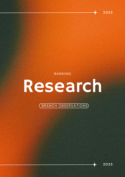 Branch Observations Design Approach banking branding cx design design research how might we statements observations problem statement service design